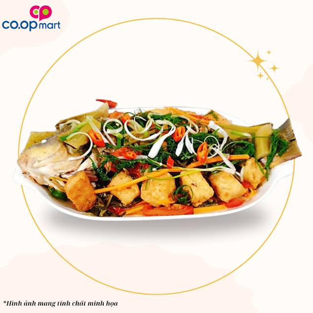 Cá chép giòn om dưa cải chua (Theo thời giá)