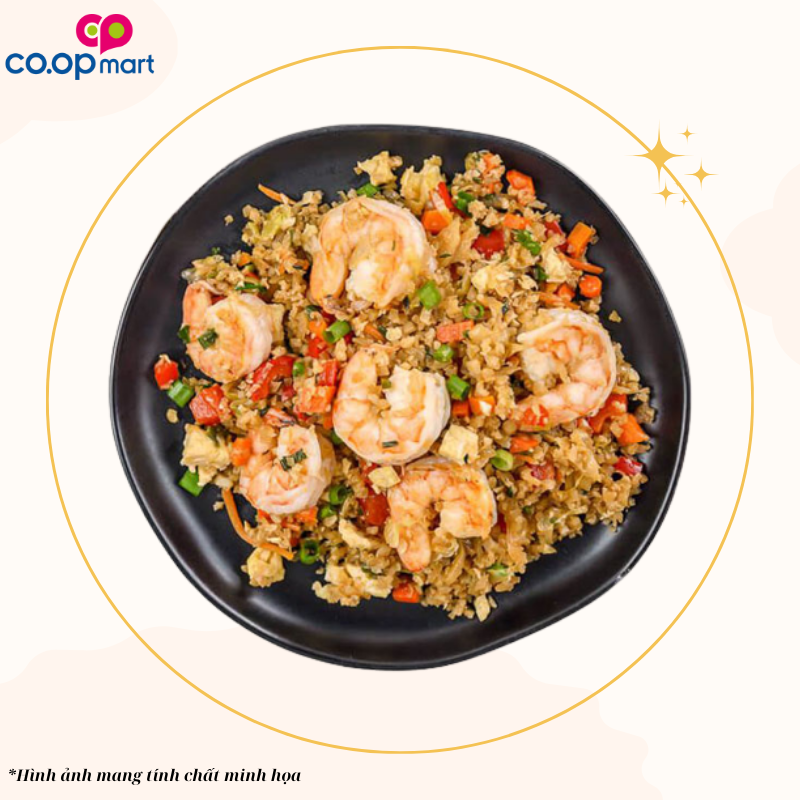 Cơm chiên tôm chay tỏi