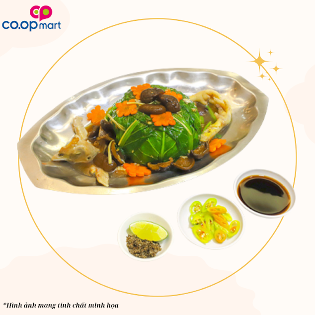 Gà ủ muối cải bẹ xanh