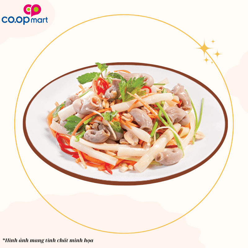 Gỏi ngó sen bao tử + bánh phồng tôm