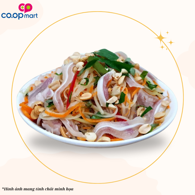 Gỏi ngó sen tai heo tôm + bánh phồng tôm