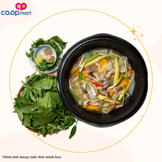 Lẩu bao tử hầm tiêu + bún