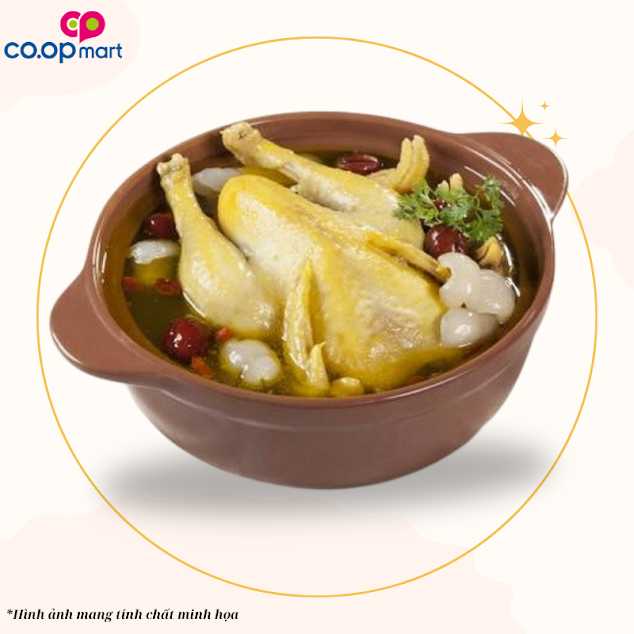 Lẩu gà tiềm hạt sen + mì