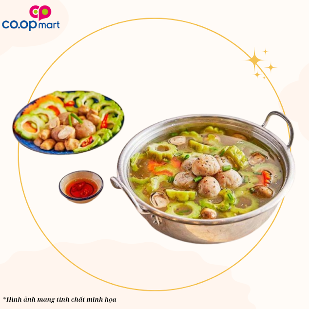 Lẩu khổ qua cá thác lác