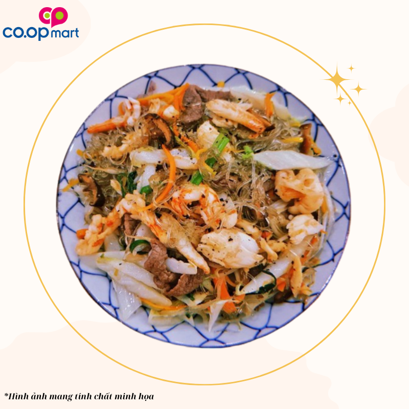 Miến phú hương xào hải sản