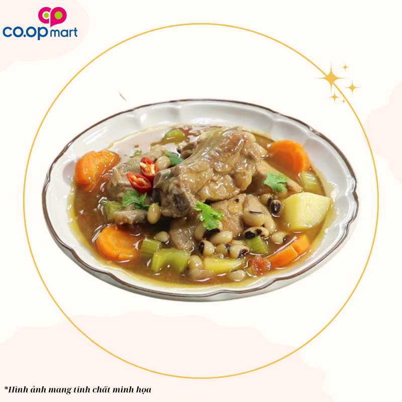 Sườn nấu đậu (3 bàn)