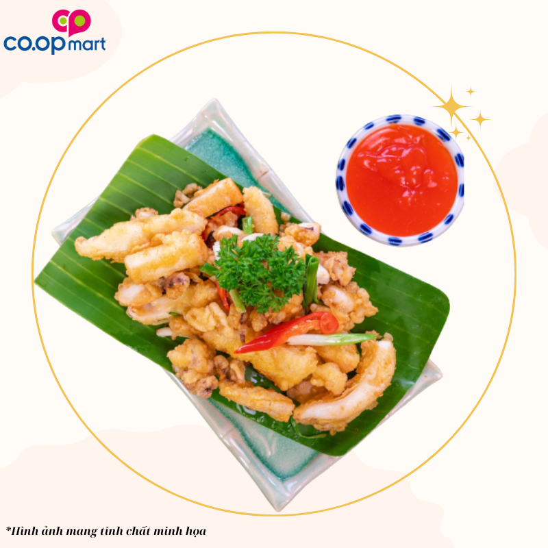 Mực chiên bơ tỏi