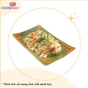 Miến hàn quốc xào cua ( theo thời giá)