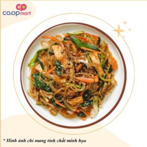 Miến hàn quốc xào chay
