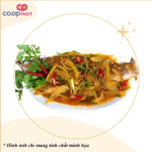 Cá chẻm sốt xí muội ( theo thời giá)