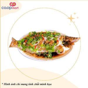 Cá chẽm hấp hongkong ( theo thời giá)