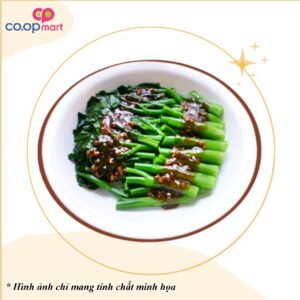 Cải rổ đông cô sốt dầu hào