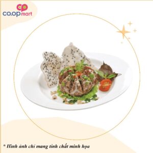 Chả đùm + bánh tráng mè