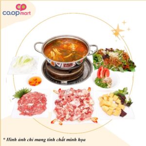 Lẩu sụn heo thập cẩm