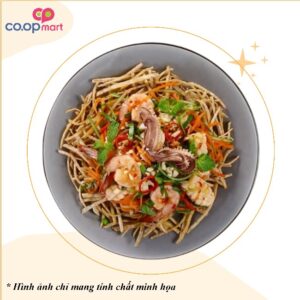 Gỏi khoai môn mực xé